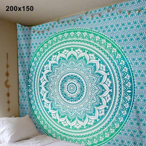 Tapiz de Pared Mandala Bohemio y Decoración de Tapete de Yoga