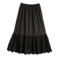 FGBFM extensor de falda vestido para mujeres enaguas bajo vestidos de encaje algodón extensores enaguas de mujer para faldas (US Alpha XX-Large Regular Regular QZOO5 negro)