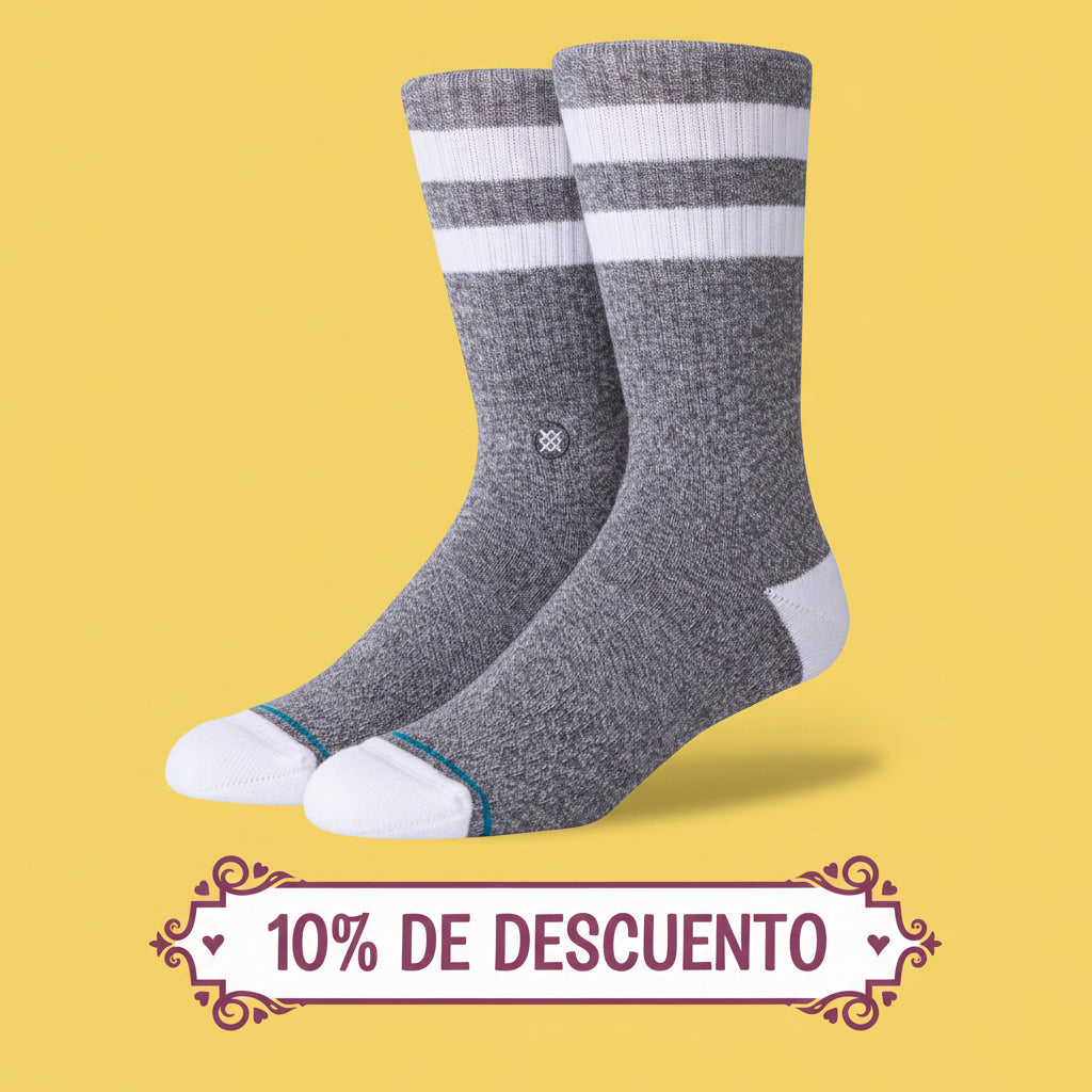 Calcetines Stance Crew Joven (Gris Pequeño)