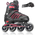 Patines en Línea Ajustables Huatinent para Mujeres y Hombres, Patines de Ruedas para Adultos Femeninos Masculinos con Ruedas Grandes Patines para Mujer para Jóvenes Adolescentes Niños y Niñas